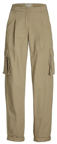JJXX Female Cargo Trousers JXMADDY Cargo Trousers, Beige, M