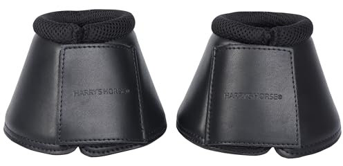 Harry's Horse Hufglocken Springglocken Excellent Klettverschluss (M, schwarz)
