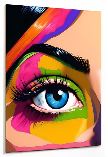 emmena - Eye of a Legend träbild - 18 x 24 cm