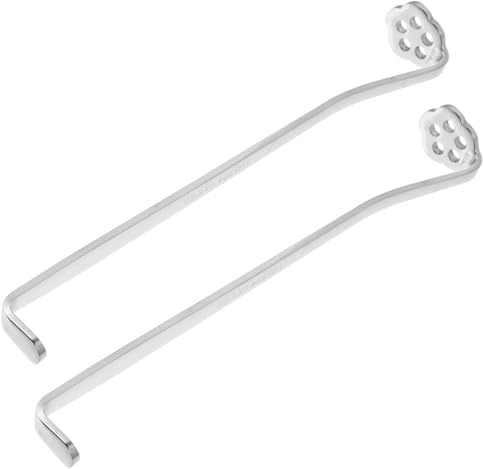 OUNONA 2pcs Stainless Steel Juice Press Manual Lemon Juicer Fruit Juicers for Kitchen Utensils Citrus Press for Making Juice at Home