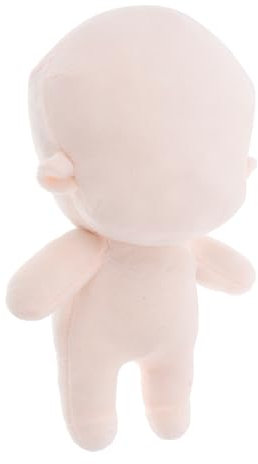 Vaguelly Stoffpuppe Mit Kurzem Plüsch Gefüllt Mit Pp-Baumwolle, Weicher Oberfläche, Hübschem Design Für Kinderzimmer, Leerer Körper Für Bastelarbeiten Und Kreative Vorhaben Als Babygeschenk