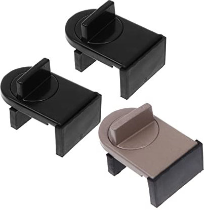 Safety Lock Aluminum Alloy 3pcs Anti-Theft Sliding Window