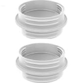 2X Klimaanlagen Abluftschlauch Kupplung Adapter 130/150mm - Universeller AC-Rohrverbinder Für Mobile Klimageräte - Verlängerungs- & Anschlussstück Mit Dichtung Kompatibel Mit Meisten Marken