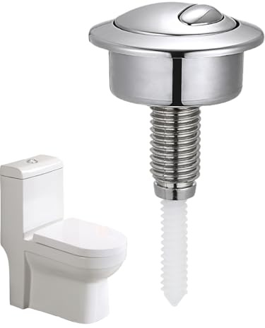 Botón Tanque Inodoro - Válvula Doble Descarga | Sustituto Vaciado | Pulsador Global Para Tapa Cisterna | Pieza Sanitario Ajustable Doble Acción | Y Optima 49