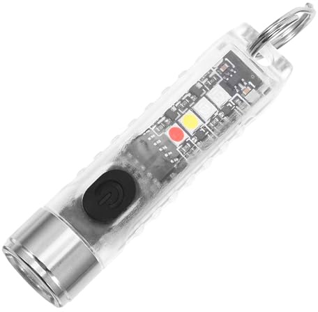 YARNOW Torcia Elettrica LED Ricaricabile Mini Portatile da Escursionismo con Base Magnetica, Alta Luminosità e Design Compatto per Campeggio e Viaggi Outdoor
