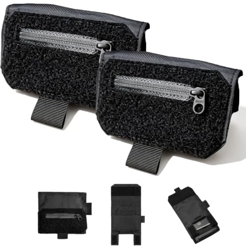 Riñonera Interior Camuflada Ultra Plana, Monedero Oculto de Cinturón para Dinero y Tarjetas, Cartera Invisible Antirrobo de Viaje para Hombre(2pcs)