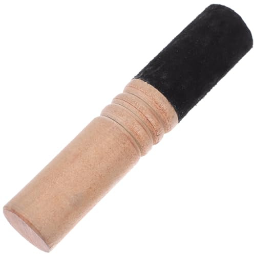 Alipis Mazo de Cuenco Sonoro de Madera Ligera y Compacto Mango de Pu para Meditación y Yoga Diseño Delicado y Acabado Artesanal