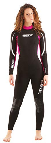 Seac Relax Long Woman, 2,2 mm neopren våtdräkt i ett stycke för snorkling, dykning och andra vattensporter