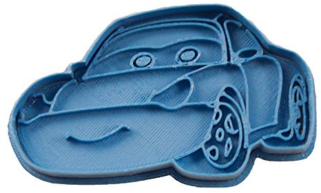 Cuticuter Sally Cars Cortador de Galletas, Plástico, Azul