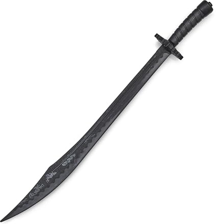 Artes Marciales de Plástico Negro Polipropileno Kung Fu Broadsword Entrenamiento Espada - 37