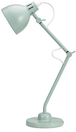 Pauleen 48151 True Buddy Tischleuchte Schreibtischlampe Mint Grün max25W E14 Softgrün 230V Metall