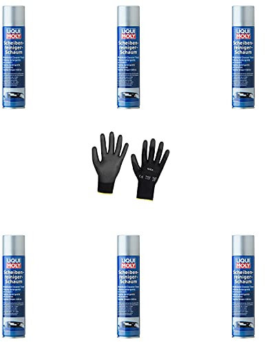 Iloda 6xOriginal Liqui Moly 300ml Scheibenreinigerschaum 1512 Schutzhandschuhe