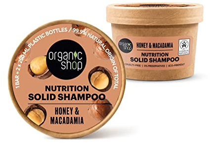 CHAMPÚ SÓLIDO NUTRITIVO MIEL Y MACADAMIA