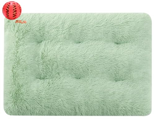 DOTBUY-SHOP Hundebet Rectangular Katzenbett, Hundekissen Grosse Hunde Rectangle Kissen, Plüsch-Hundekorb Hundebett Waschbar, für Groß Hunde, Katzen und Herbst und Winter (110X75cm,Grün)