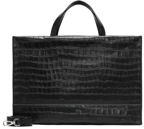 LIEBESKIND Berlin Satchel L LOU 2 NEW CROCO,black