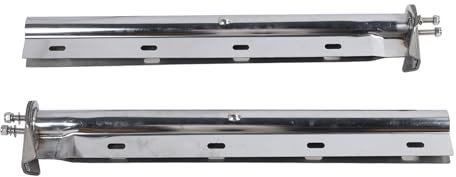 Ganci Paraspruzzi, Paraspruzzi per Semirimorchi, Design a Tubo Tondo con Caricamento a Molla in Acciaio Inossidabile Lunghezza 30 Pollici Spaziatura Bulloni 1‑1/8 Pollici, per