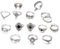 XBFOCNH 15Pcs Vintage Silber Punk Ringe Set für Männer Frauen Offene Knuckle Emo Ring Stapelbare Gothic Rings Set Fingerringe Boho Y2K