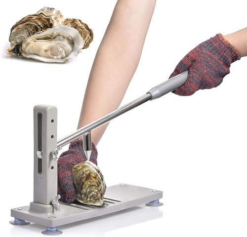 Kadxyan Machine À Ouvrir Les Huîtres, Outil D'écaillage D'huîtres en Acier Inoxydable, Couteau À Huîtres Facile À Utiliser, Comprenant Deux Couteaux À Écailler Les Huîtres, Un Gant Et Un Clip en G