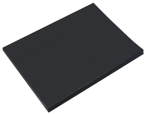 BELLIFFY A4 Schwarz Pappe Blanko Zeichenpapier Kraftpapier Diy-zubehör Scrapbook Karten Kinderkunst