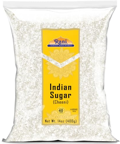 Rani Indian Sugar Khand (Khandsari) 14oz (400g) ~ All Natural | Gluten Friendly | No Colors | Vegan | Indian Origin