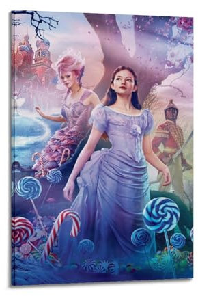 FOWNJCIA Poster décoratif sur toile du film Casse-noisette et les quatre royaumes - 40 x 60 cm