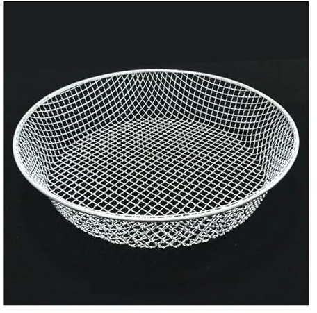 Jordfilter Rostfritt stål Trädgård Metallfiske Stor jord Sil Filtrering Stora stenar Planteringskruka Odlingsverktyg Hav trädgårdsredskap(Galvainzed 37Cm 10)