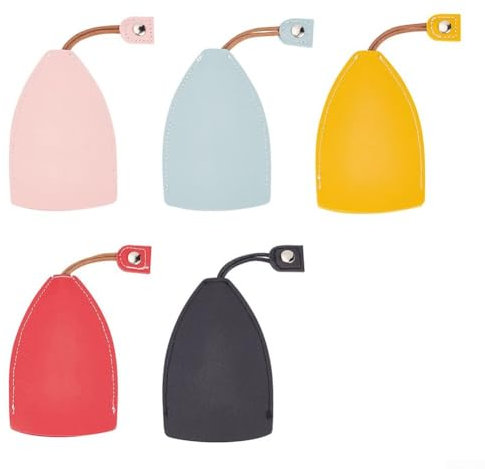 Elegante funda protectora para llaves, suave piel sintética de gran capacidad, ideal para guardar las llaves de tu coche de forma segura (negro)