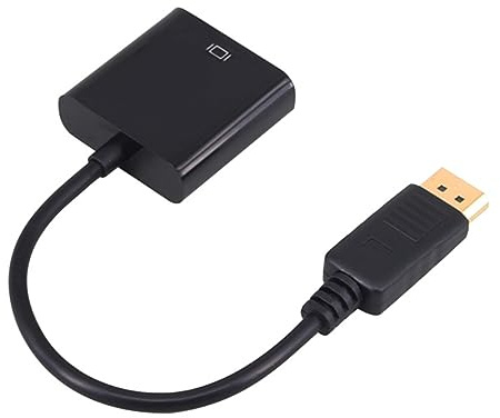 NUOBESTY 2pièces Adaptateur Displayport Vers Vga Câble Convertisseur Vers Vga Pour Écran Led Projecteur Pack