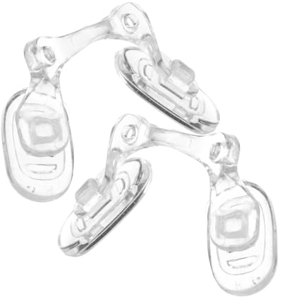 iplusmile Plaquettes Nasales en Silicone Forme U 2 Pièces Coussinets Antidérapants pour Lunettes Garçon et Filles Maintien Stable Compatible Montures Sport Confort Garçon et Filles
