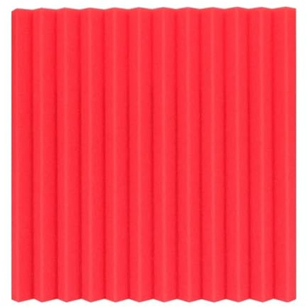 Acoustic Foam Panels 72 Pack 300x300x25mm Studio Acoustic Foam Panels Soundproofing Wedge Tile Sound Proof Padding Noise Insulatio Treatment Foam(Red)