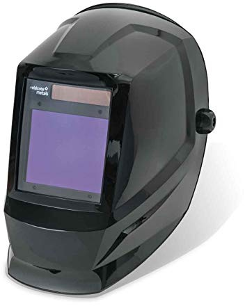 Weldcote Metals Ultraview Auto Darkening Welding Helmet Shades 5-9 and 9-13, Black