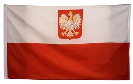 Flagtex Bandera de nailon 210D resistente con ojales de 150 cm x 90 cm
