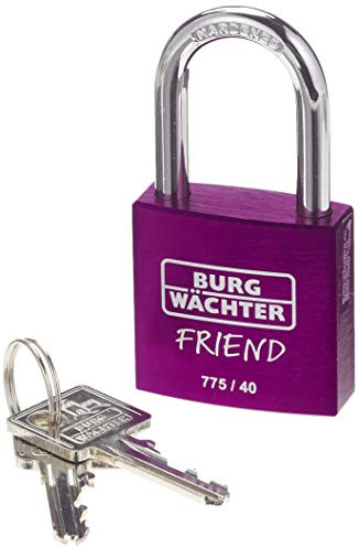 Burg-Wächter Zylinder-Vorhangschloss 775 40 35 Violett SB, Lila