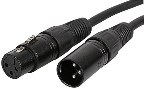 PULSE 3m XLR Microphone Cable – Balanced 3‑Pin Male to Female Lead with Zinc Die‑Cast Connectors, OFC Copper Conductors & Spiral Shielding – PLS00234