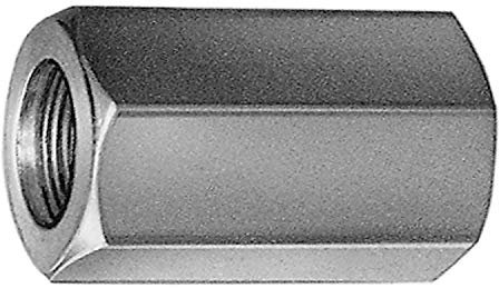 10X M8x40 Verbindungsmuttern Langmuttern Gewindehülsen Distanzmuffen Gewindemuffen Sechskant A2 Edelstahl SW 13 M8 x 40 10 Stück