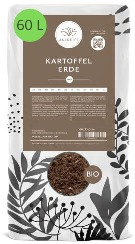 Kartoffelerde 60 L Dünger und Wurzelaktivator - Bio-Erde für alle Pflanzkartoffel geeignet - Gemüseerde - Pflanzerde für Kartoffel