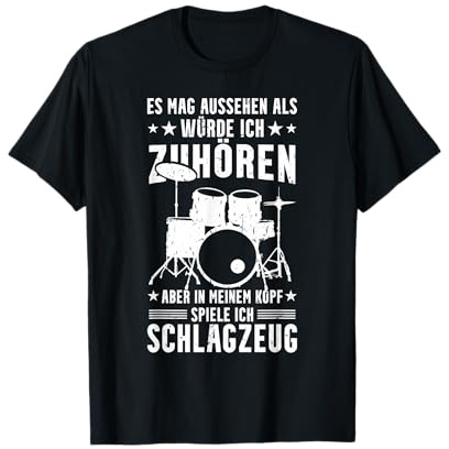 In Meinem Kopf Siele Ich Schlagzeug Rock Musik T-Shirt