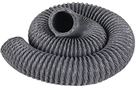 Tubo flessibile, Tubo aspirazione Condotto Flessibile In Nylon Da 10 M Per Cappa Aspirante, 80 100 200 300 400 500 600 MM Tubo Di Sfiato Per Asciugatrice Per Vuoto, Vapore E Spazi Ristretti ( Size : 1