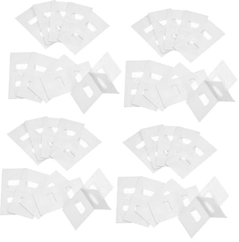 ABOOFAN 40 Stk Vertikale Jalousien Reparatur Jalousien Reparatur Set Jalousien Ersatzteile Jalousien Reparatur Werkzeug Fenster Batterieschoner Patch Festes Blatt Etikett PVC Weiß