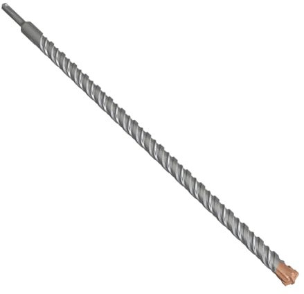 Maysay Punta per trapano a percussione SDS Plus, 22 x 600 mm, con 4 tagli in metallo duro, professionale, per pietra, cemento, legno, mattoni e piastrelle