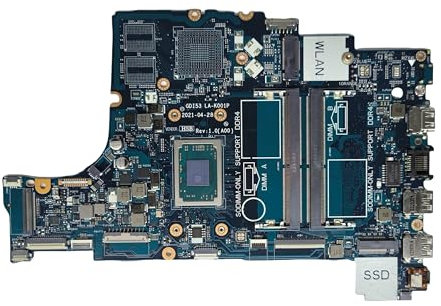 GDI53 LA-K001P Carte mère de rechange pour ordinateur portable Dell Inspiron 3505 Athlon Silver 3050U Processeur 0P92W5 P92W5