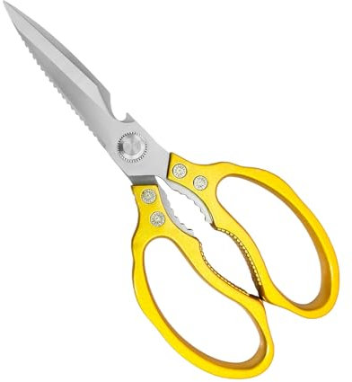 SHUNCHG Kitchen Scissors Heavy Duty Dishwasher Safe Meat Scissors Stainless Steel Multi-Purpose Food Cooking Shears for Cutting Chicken, Fish, Vegetable