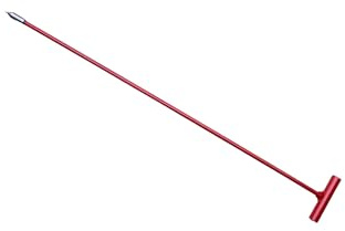Professionnel Mole Run Dibber Sonde Run Finder | Lutte antiparasitaire Garde de Jeu Contrôle des Taupes Capture de Taupes | Revêtement en Poudre Rouge | Fabriqué dans Royaume-Uni