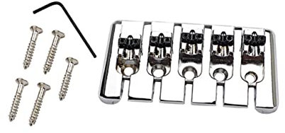 GREENADSCAPE Bassgitarren-zubehör 5-saiter-saitenhalter Fester Saitenhalter Aus Metall Für Gitarre Einfache Installation Und Robustes Design