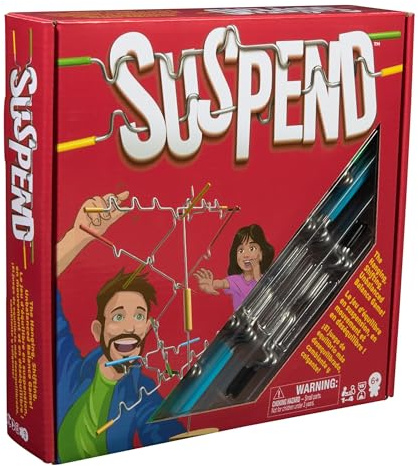 Spin Master Games - Melissa & Doug - Suspend 24 Pièces - Jeu De Société D’Équilibre Et D’Adresse - Tour Empilable Baguettes Colorées - Jeu De Suspension Stratégie Enfant - Cadeau Enfant 6 Ans Et +