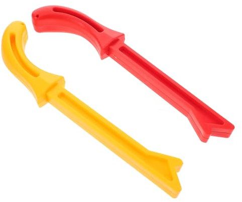 HOMSFOU 2pcs Safety Push Stick High Visibility and Woodworking Tools for Carpentry Jointer Router and Table Saws Ergonomic Design for Hand