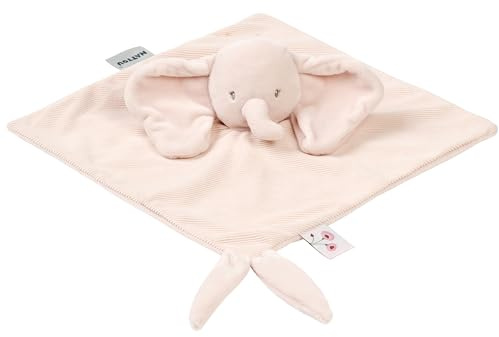 Nattou Velours-Schnuffeltuch Elefant, 28 x 28 cm, Polyester/Baumwolle, FanFan, Rosa