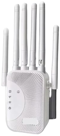 1200Mbps Wifi Repeater Amplifier Dual Band 2.4G 5G Network Expander Range Extender WiFi Signal Booster Wireless Wi-Fi Router Easy Wide Compatibility(1200Mbps)
