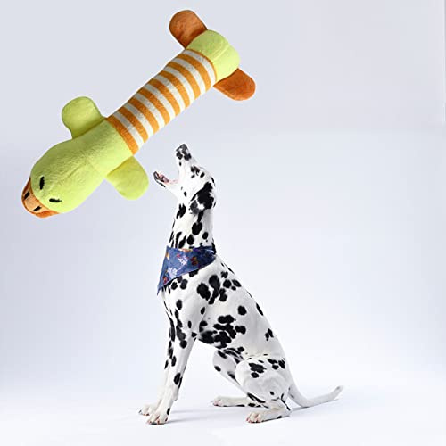 Acouto Hundpipande Tuggleksak Hundpipande Leksak, Plyschmaterial, Bitsäker, Rolig Interaktiv Leksak för Valpar och Katter (Anka)