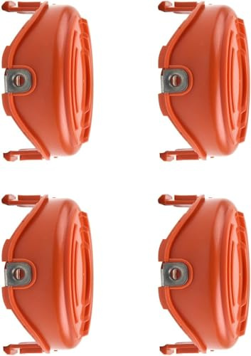 Zhanhai Lot de 2/4/10 capuchons de bobine pour débroussailleuse Black & Decker GL9035 GL8033 GL7033 Pièce de rechange 90583594 (4)